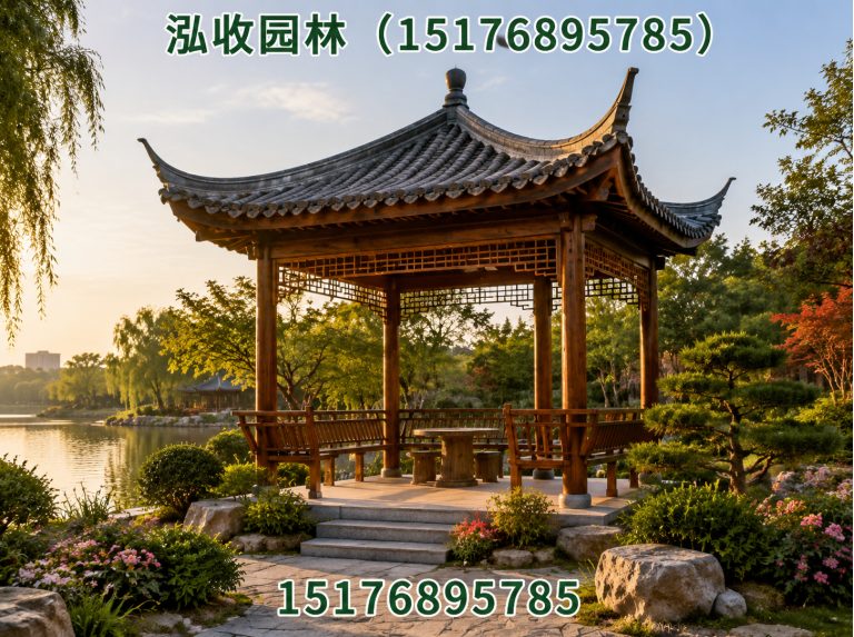 株洲防腐木凉亭展示图